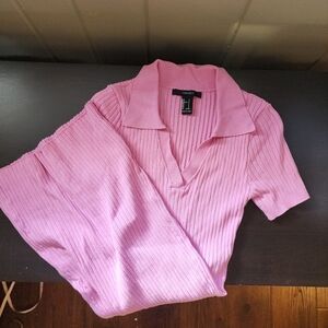 Pink Polo Dress